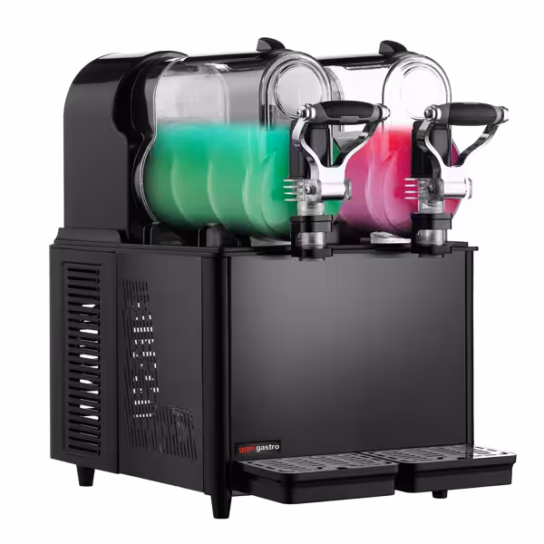 Slush-Maschine - 2x 3 Liter - Schwarz