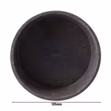 (60 uds) Bol - Bio-Compound - 1L - redondo - Ø185mm - Profundidad: 68mm - Gris