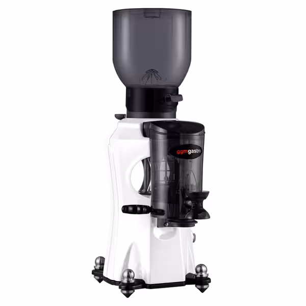 Koffiemolen - 2kg bonenreservoir - fluisterstil - 45dB - Met dispenser - wit