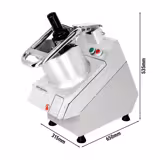 Elektrischer Gemüseschneider - 750 Watt - Ø 170mm Einfüll-Öffnung - inkl. 5 Schneidescheiben