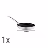 (6 pcs) Frying Pan Set - Aluminium - Non-stick - suitable for gas, ceramic and electric hobs - 6-piece