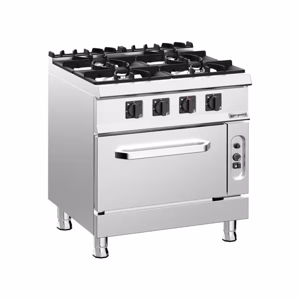 Gasfornuis - Giuseppe 700 - 800x730mm - 32,0 kW - 4 pits - incl. gas statische oven - 6,0 kW