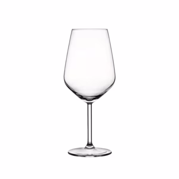(6 pcs) Wine glass - ALLEGRA - 490 ml - Clear