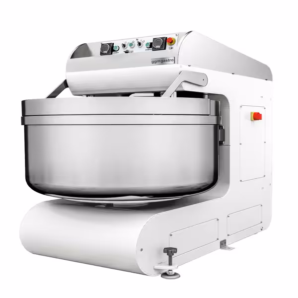 Professional Spiral Dough Mixer PREMIUM – 200 kg - Fixed Bowl - 2 Motors - 2 Speeds - 400V 3 Phase