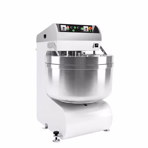 Spiraalkneder PREMIUM PLUS - 298l / 200kg - 2 snelheden - met vaste kom - 2 motoren - timerfunctie - 400V - speciaal voor brooddeeg