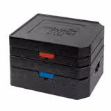 (10 Stück) THERMO FUTURE BOX | Thermobox DINNER +2 - Schwarz
