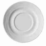 (6 pz) SEA WAVE - Piattino da caffè / tè - Ø 110mm - Bianco