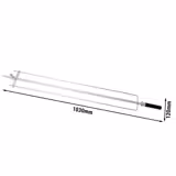 Zwaard met spies voor kipgrills - 1030x120x75mm - RVS - met handvat - geschikt voor GM, HGEM & EM serie