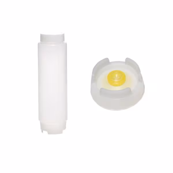 (6 stuks) FIFO knijpfles - 710ml - wit