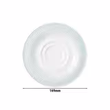 (6 pcs) SELTMANN WEIDEN | Porcelain Coffee Saucer – Blues – Arktisblau – Oven‑safe