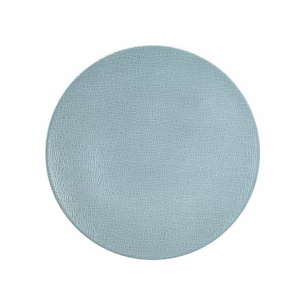 (6 pieces) SELTMANN WEIDEN | Porcelain Coupe Dinner Plates – Turquoise - Ø 30 cm - Flat