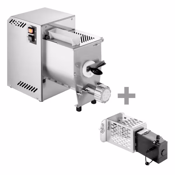 Elektrikli Profesyonel Makarna Makinesi - Ø59mm Kalıp - 4,2kg/saat - 370W - dahil makarna kesici