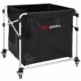 Chariot à linge - pliant - 300L - cadre en aluminium - Noir