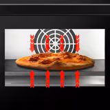 Commercial High Speed Oven – 3.4 kW - impingement - keep-warm - 12" pizza in 2 min