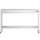 Edelstahl Arbeitstisch PREMIUM - 1600x800mm - mit Grundboden & Rollen