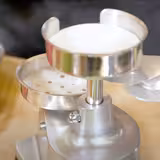 Manuelle Hamburgermaschine - Ø 150 mm - Silber