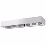 Commercial Wall-Mounted Extractor Hood - 3800mm - with Baffle Filters & Lighting