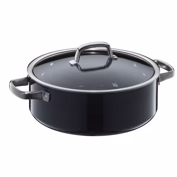 WMF | Fusiontec Mineral - Bratentopf - Ø 280mm - inkl. Glasdeckel - Schwarz