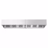 Commercial Wall-Mounted Extractor Hood - 3800mm - with Baffle Filters & Lighting