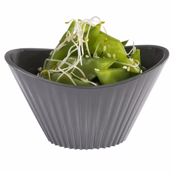 (48 kusůMiska - MINI - Melamin - 70 ml - 95x55mm - šedá