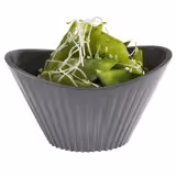 (48 komada) Posuda - MINI - Melamin - 70 ml - 95x55 mm - Siva boja