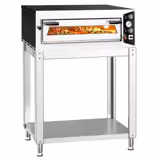 Elektrická pizza pec - 4× Ø 35 cm - až 450 °C - Manuální - stohovatelný - vč. podstavce