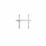 Mensola a parete in acciaio inox PREMIUM - 600x300mm - con 1 ripiano