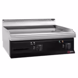 Commercial Electric Griddle - with Hard Chrome Plate - 8.0kW - Smooth Plate - Cooking area: 795x535mm - with Cabinet Base - 2 Doors