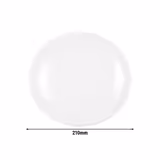 (6 kpl) SELTMANN WEIDEN | Lautanen – matala, soikea – 210x192mm – Valkoinen