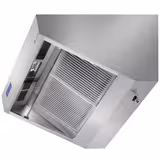 Wandafzuigkap RVS - 900mm diep - 1000mm - met motor - compleet - met standen snelheidsregelaar, 2 labyrintfilters en verlichting - 1300m³/u