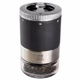 (6 pièces) PEUGEOT | MAESTRO – Bar à poivre – u’Select – Bois – Graphite – Hauteur : 110 mm – avec flacon à poivre interchangeable