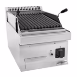 Grill à gaz en pierre de lave - 7 kW - Grille inclinable