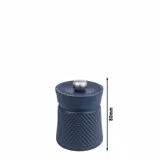 (6 sztuk) PEUGEOT | BALI FONTE – Młynek do pieprzu – Żeliwo – Niebieski – Wysokość: 80 mm