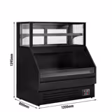 Banco vendita - 1200 mm - 199 litri - con ripiano superiore e inferiore