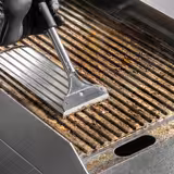 Plancha électrique - plaque acier - 4,5 kW - Rainurée - Surface de cuisson : 395x500mm