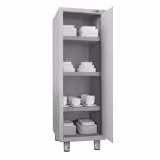 Armadio per stoviglie in acciaio inox ECO - 600x600mm - 1 porta a battente - Altezza: 1800mm