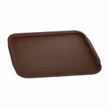 (10 Stück) Serviertablett - ABS Kunststoff - 460x360mm - Braun