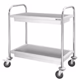 Chariot de service – 850x450 mm – avec 2 bacs
