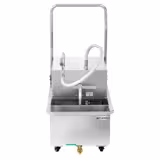 Filtre à huile de friture avec robinet de vidange – 48 litres/minute – 550 watts