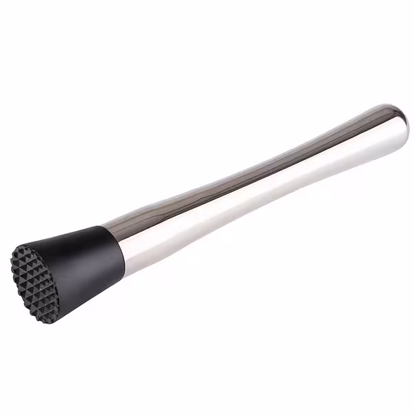 (6 stuks) Cocktailstamper - RVS, kunststof/ABS - lengte: 205mm