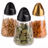 (6 pz) Dispenser per cereali PROFESSIONALE - da buffet - 0,35L - coperchio dorato