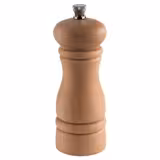 (6 szt.) Młynek do soli - ETERNAL - drewno - Wysokość: 155mm - Beżowy