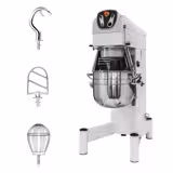 Planetární mixér - 60 l - 2,20 kW - vč. 3 nástavců na míchání - pro těžká těsta