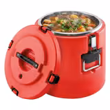 Thermal container - 30 liters - with clamping closure - stackable - incl. handles