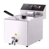 Elektro Fritteuse - 12 Liter - 3,25 kW - mit Ablasshahn