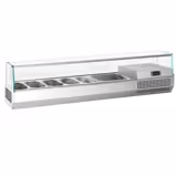 Countertop Prep Well / Refrigerated Topping Unit PREMIUM PLUS - 1733x353mm - 7x GN 1/4