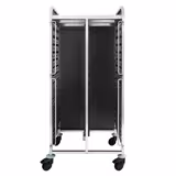 Chariot à glissières en acier inoxydable - GN 1/1 - 30 niveaux