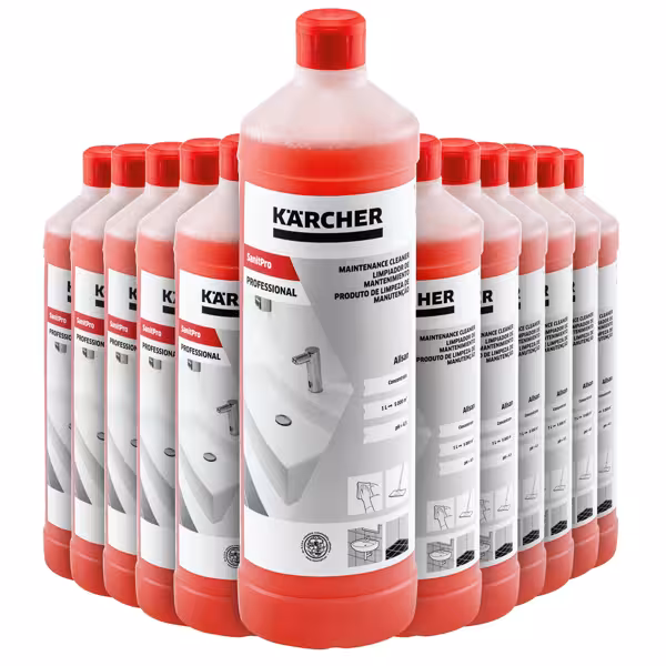 (12 adet) Kärcher | SanitPro Allsan bakım temizleyici - 1 litre