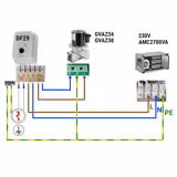 Commande déportée 5 positions - 230V - 9A