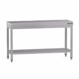 Edelstahl Arbeitstisch ECO - 1400x600mm - mit Grundboden